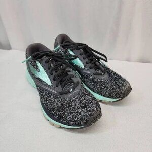 Brooks Womens Launch 4 Anthracite/Beach Glass/Silver 10 NWOT